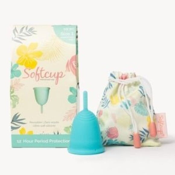 Softcup Other - Softcup Menstrual Cup Reusable Period Cup Leak Free 12 Hour Wear Size 1